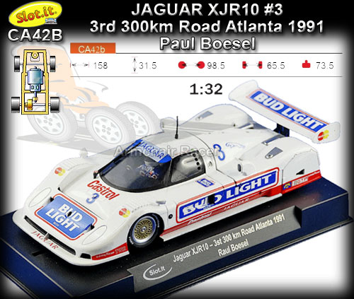 SLOT.IT CA42B - Jaguar XJR10 - 3rd 300km Road Atlanta 1991 #3