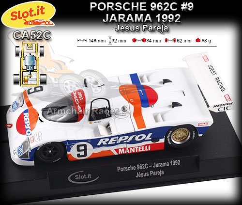 SLOT.IT CA52C - Porsche 962C - Jarama1992 #9 - Repsol