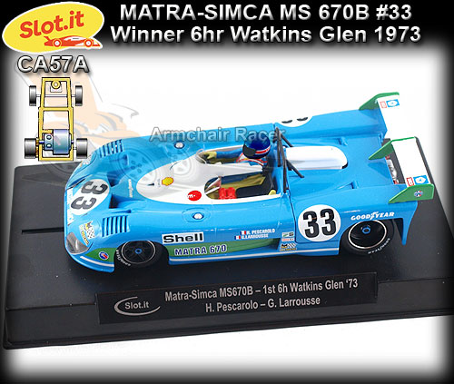 SLOT.IT CA57A - Matra-Simca MS 670B - 1st 6hr Watkins Glen1973