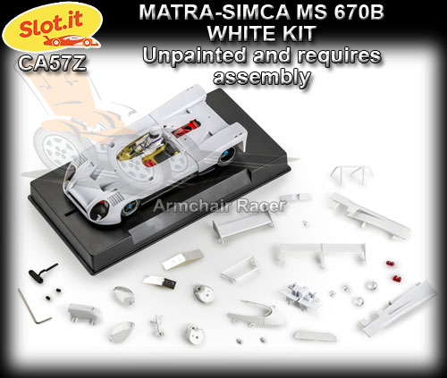 SLOT.IT CA57Z - Matra-Simca MS 670B - white kit