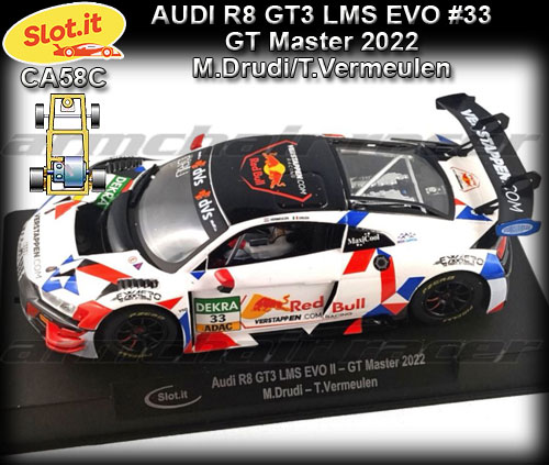SLOT.IT CA58C - Audi R8 LMS EVO II - GT Master 2022 #33