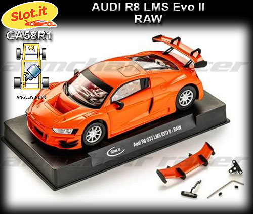 SLOT.IT CA58R1 - Audi R8 LMS EVO II - RAW (orange)