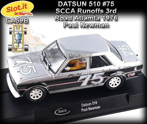 SLOT.IT CA59B - Datsun 510 - SCCA Runoffs 3rd Road Atlamta 1976