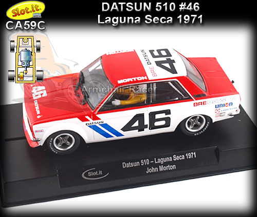 SLOT.IT CA59C - Datsun 510 - Laguna Seca 1971 #46
