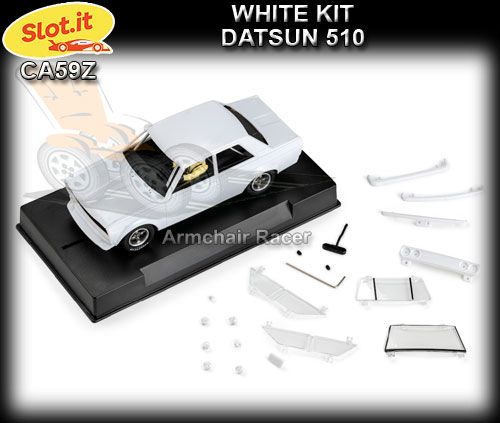 SLOT.IT CA59Z - Datsun 510 - white kit - requires assembly