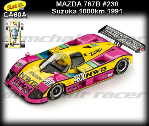 SLOT.IT CA60A - Mazda 767B - Suzuka 1000km 1991 #230