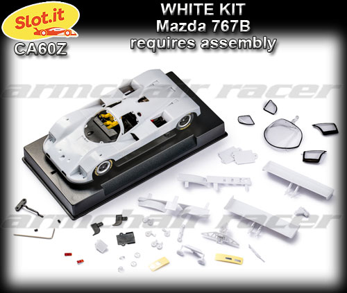 SLOT.IT CA60Z - Mazda 767B - white kit - requires assembly