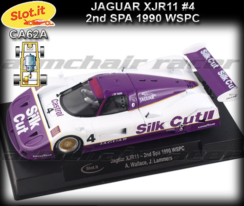 SLOT.IT CA62A - Jaguar XJR11 - 2nd SPA 1990 WSPC #4