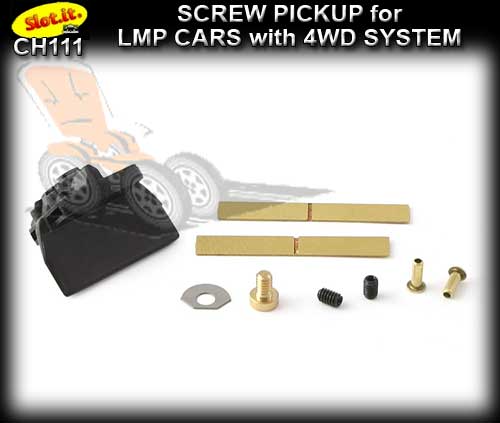 SLOT.IT GUIDE CH111 - Screw Pickup for LMP cars with 4WD system