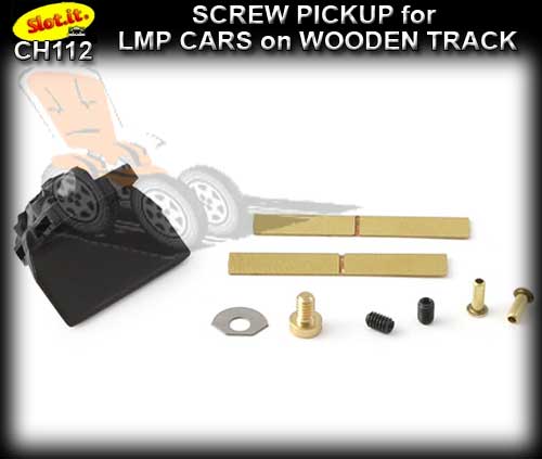 SLOT.IT GUIDE CH112- Screw Pickup for LMP cars on wooden tracks