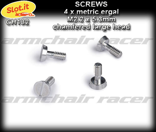 SLOT.IT SCREWS CH132 - Metric Ergal Screws M2.2 x 5.3mm - large