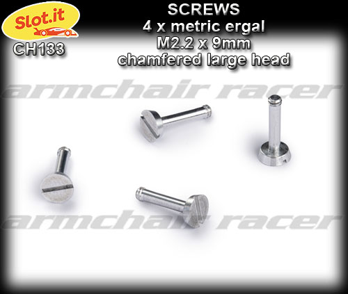 SLOT.IT SCREWS CH133 - Metric Ergal Screws M2.2 x 9mm - large