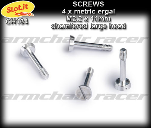 SLOT.IT SCREWS CH134 - Metric Ergal Screws M2.2 x 11mm - large