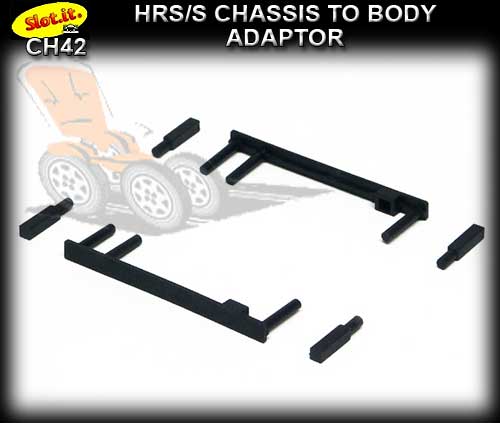 SLOT.IT BODY ADAPTOR CH42 - HRS2 Body to chassis adaptor