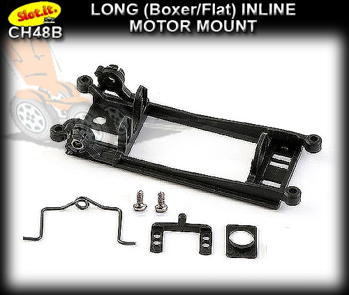 SLOT.IT MOTOR MOUNT CH48B - Long Inline Boxer/Flat - Hard