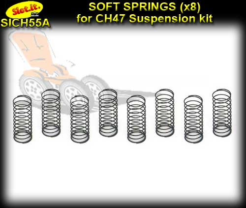 SLOT.IT CHASSIS CH55A - Soft Springs for CH47B Suspension Kit