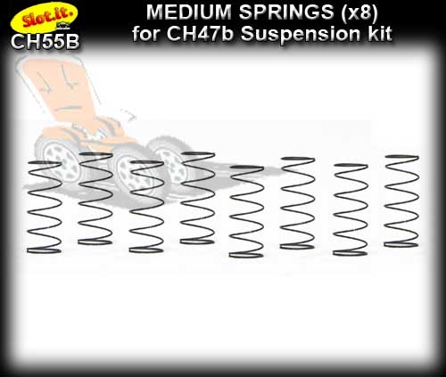 SLOT.IT CHASSIS CH55B - Medium Springs for CH47B Suspension Kit