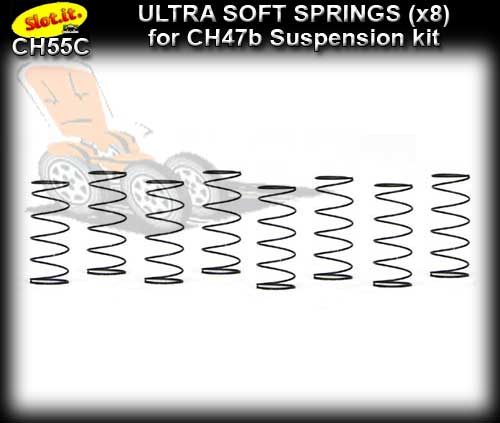 SLOT.IT CHASSIS CH55C - Ultra Soft Springs for Suspension Kit