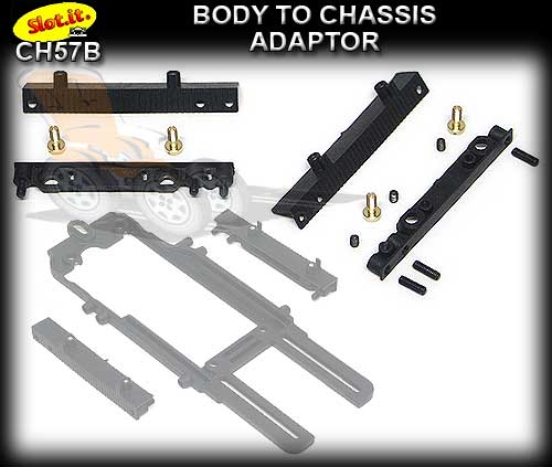 SLOT.IT BODY ADAPTOR CH57 - Body to Chassis adaptor