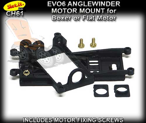 SLOT.IT MOTOR MOUNT CH61 - Anglewinder EVO 6 Motor Mount