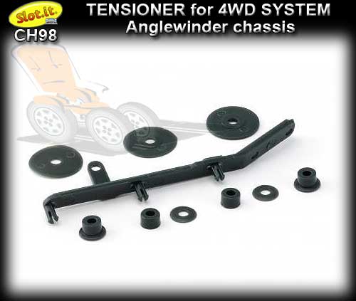 SLOT.IT 4WD PARTS CH98 - Tensioner for 4WD system - anglewinder