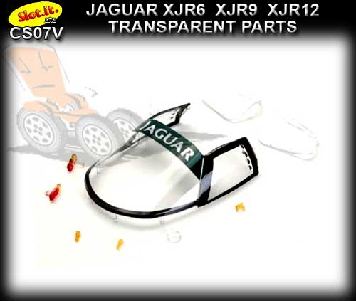 SLOT.IT BODY PARTS CS07V - Jaguar XJR6/9/12 Transparent Parts
