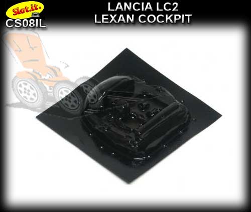 SLOT.IT BODY PARTS CS08il - Lancia LC2 Lexan Cockpit