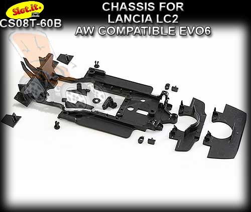 SLOT.IT BODY PARTS CS08T-60B - Lancia LC2 chassis (EVO 6)