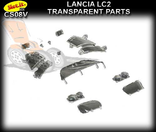 SLOT.IT BODY PARTS CS08V - Lancia LC2-84 Transparent Parts