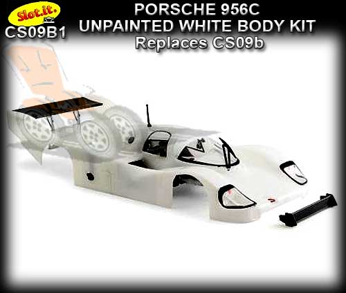SLOT.IT BODY KIT CS09B1 - Unpainted Body Kit - Porsche 956KH