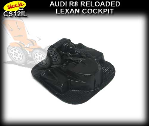 SLOT.IT BODY PART CS12il - Audi R8C reload Lexan Cockpit
