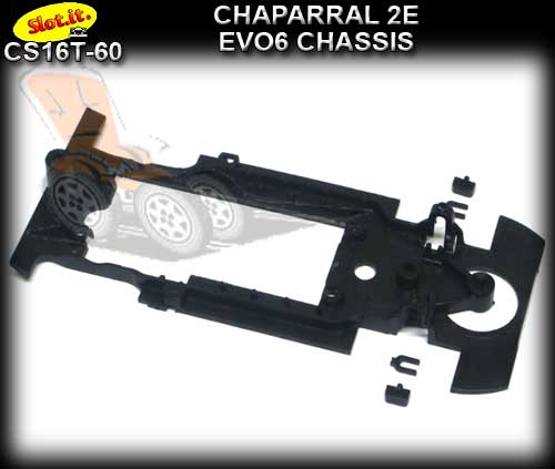 SLOT.IT BODY PARTS CS16T-60 - Chaparral 2E EVO6 Chassis