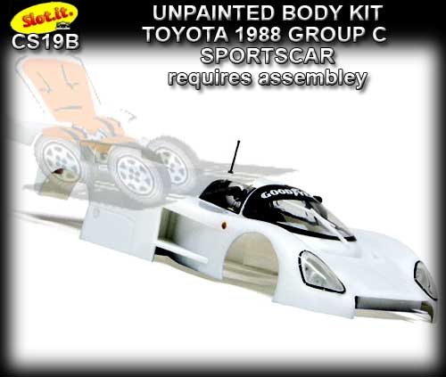 SLOT.IT BODY KIT CS19B - Unpainted Body Kit - Toyota 88C