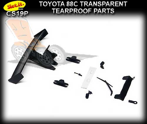 SLOT.IT BODY PARTS CS19P - Toyota 88CTearproof Parts