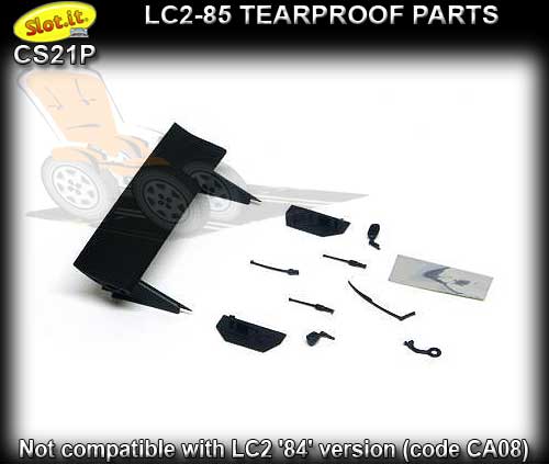 SLOT.IT BODY PARTS CS21P - Lancia LC2-85 Tearproof Parts