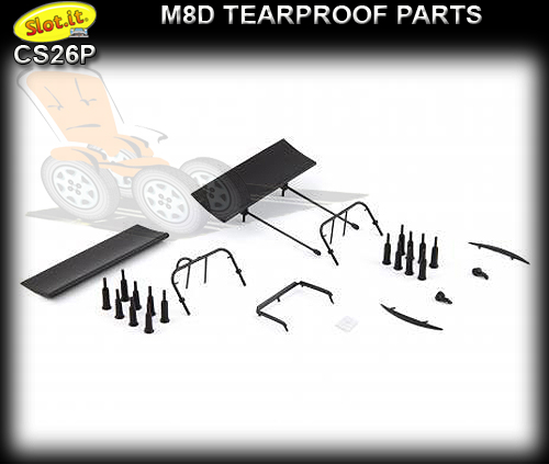 SLOT.IT BODY PARTS CS26P - McLaren M8D Tearproof Parts