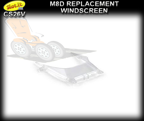 SLOT.IT BODY PARTS CS26V - McLaren M8D Transparent part