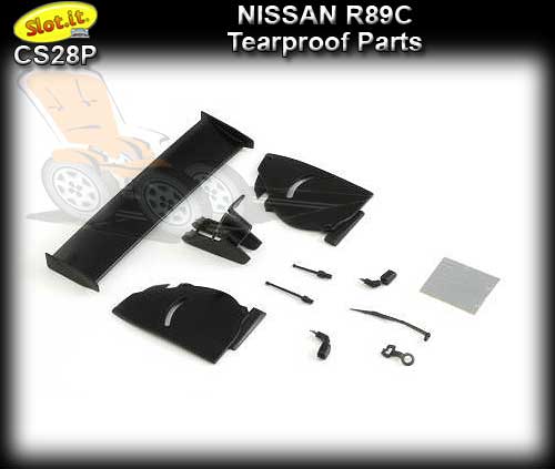 SLOT.IT BODY PARTS CS28P - Nissan R89C Tearproof Parts