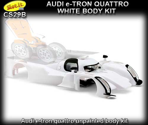 SLOT.IT BODY KIT CS29B - Unpainted Body Kit -Audi e-tron quattro