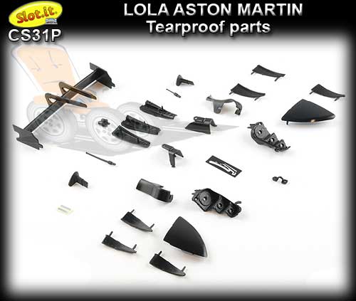SLOT.IT BODY PARTS CS31P - Lola Aston Martin tearproof parts
