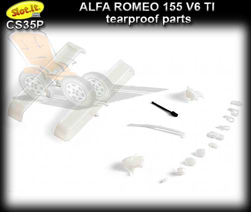 SLOT.IT BODY PARTS CS35P - Alfa Romeo 155 Tearproof parts