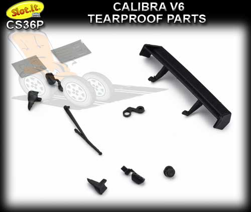 SLOT.IT BODY PARTS CS36P - Opel Calibra V6 Tearproof parts