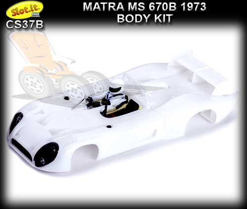 SLOT.IT BODY KIT CS37B - Unpainted Body Kit - Matra MS 670B (73)