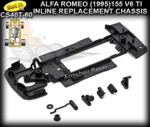SLOT.IT BODY PARTS CS40T-60 - Alfa Romeo155 (1995) chassis