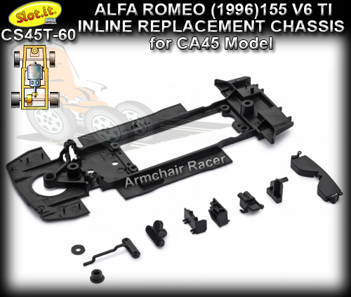 SLOT.IT BODY PARTS CS45T-60 - Alfa Romeo155 (1996) chassis