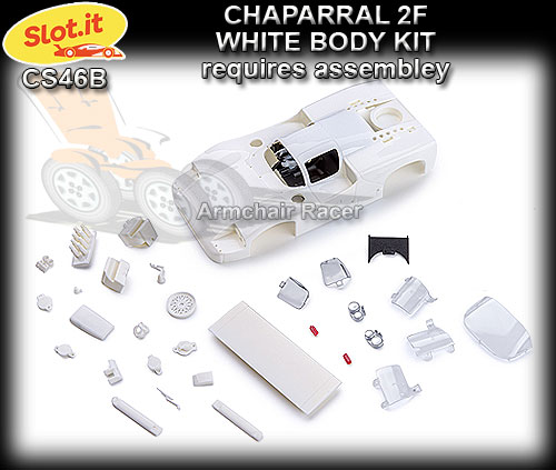 SLOT.IT BODY KIT CS46B - Unpainted Body Kit - Chaparral 2F