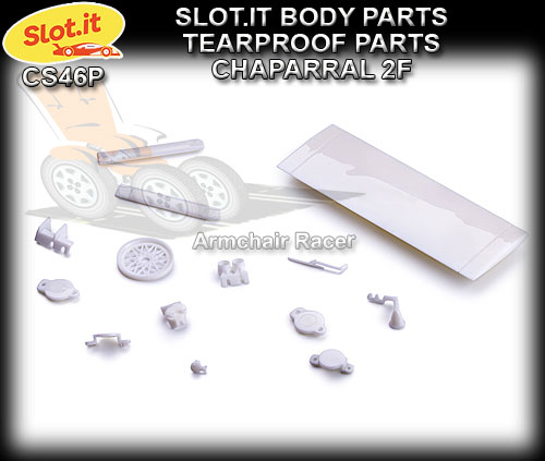 SLOT.IT BODY PARTS CS46P - Chaparral 2F Tearproof parts