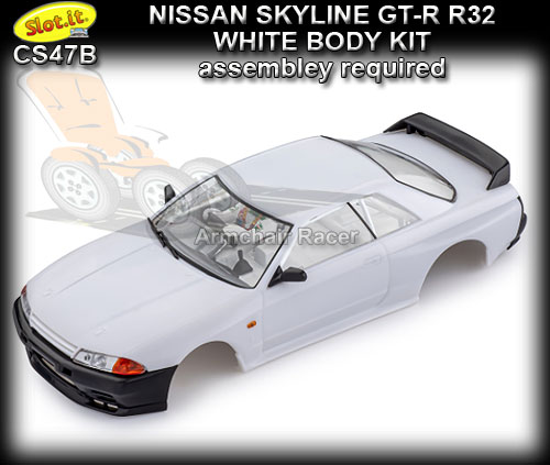 SLOT.IT BODY KIT CS47B - Unpainted Body Kit - Skyline GT-R R32