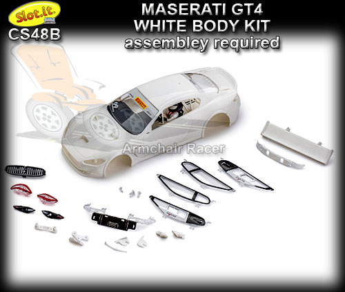 SLOT.IT BODY KIT CS48B - Unpainted Body Kit - Maserati GT4