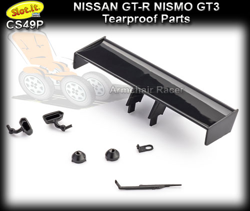 SLOT.IT BODY PARTS CS49P - Nissan GT-R Nismo Tearproof parts